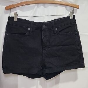 Wild Fable Black Jean Shorts Mid-Thigh Cut-Off